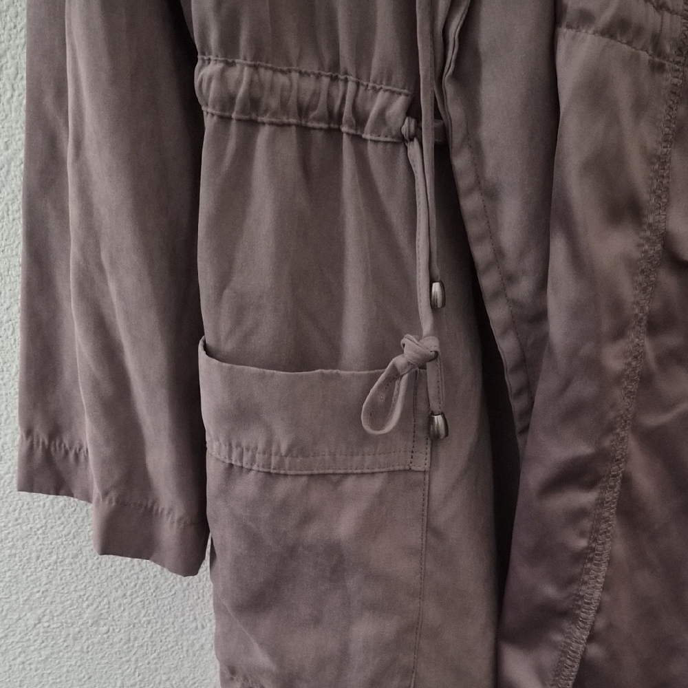 Hooded Utility Jacket - Tan - Picture 6 of 7